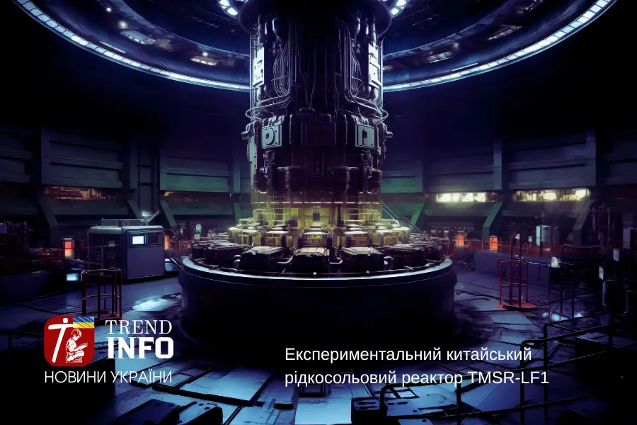 Експериментальний китайський рідкосольовий реактор TMSR-LF1 Експериментальний китайський рідкосольовий реактор TMSR-LF1