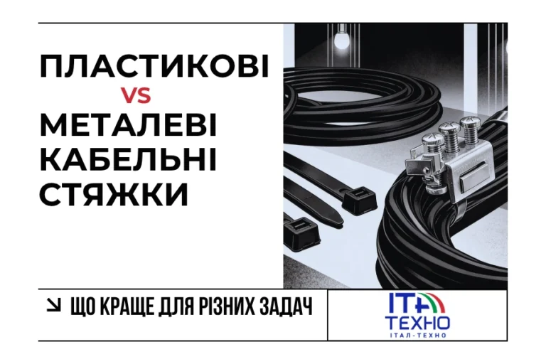 Пластикові vs металеві кабельні стяжки: що краще для різних задач