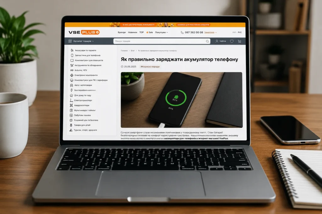 Фахівці VsePlus рекомендують своєчасно перевіряти стан батареї