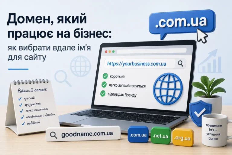домен, який працює на бізнес 1