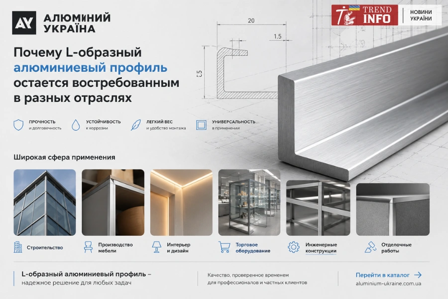 Ассортимент алюминиевых профилей для различных проектов