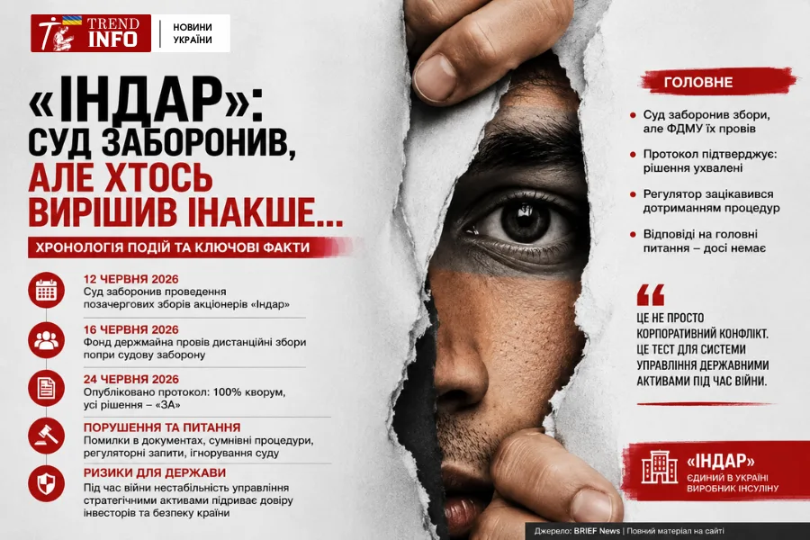 «Індар»: суд сказав «стоп», але збори відбулися. Що насправді сталося навколо стратегічного виробника інсуліну «Індар»: суд сказав «стоп», але збори відбулися. Що насправді сталося навколо стратегічного виробника інсуліну