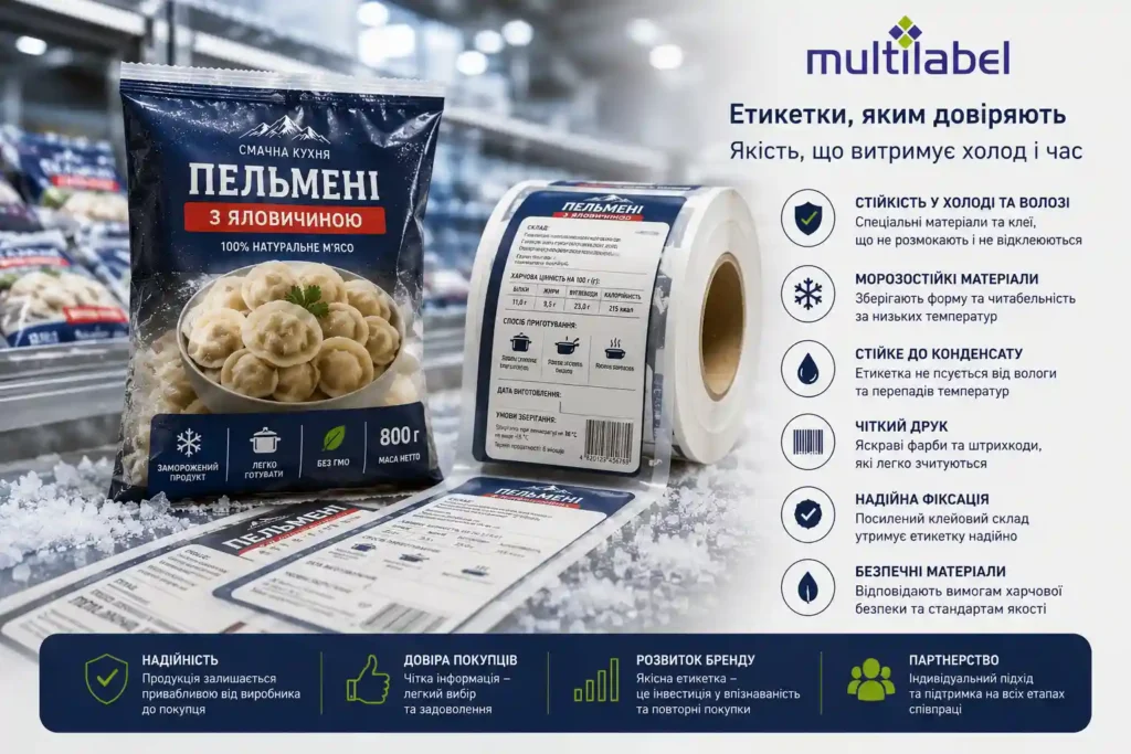 Що покупець має побачити на упаковці заморожених і охолоджених продуктів