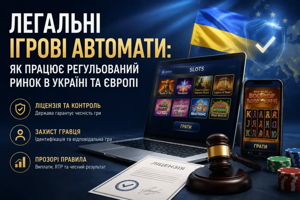 Легальні ігрові автомати онлайн: правила та регулювання Економіка Легальні Легальні ігрові автомати онлайн: правила та регулювання Економіка Легальні