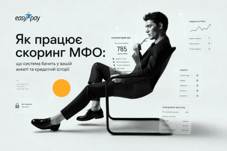 Як працює скоринг МФО easypay